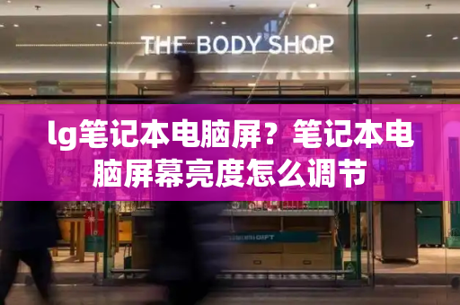 lg笔记本电脑屏？笔记本电脑屏幕亮度怎么调节-第1张图片-星选测评