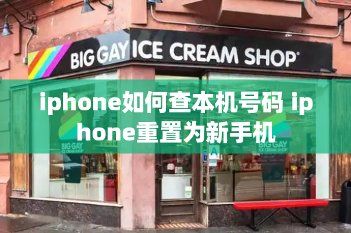 iphone如何查本机号码 iphone重置为新手机