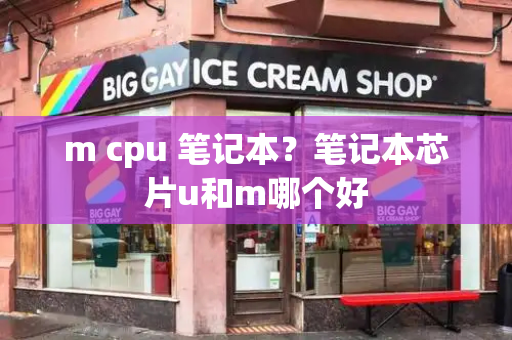m cpu 笔记本？笔记本芯片u和m哪个好-第1张图片-星选测评