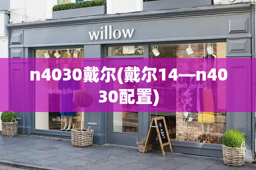 n4030戴尔(戴尔14—n4030配置)