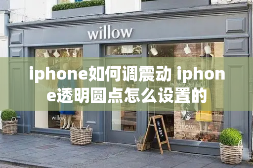 iphone如何调震动 iphone透明圆点怎么设置的