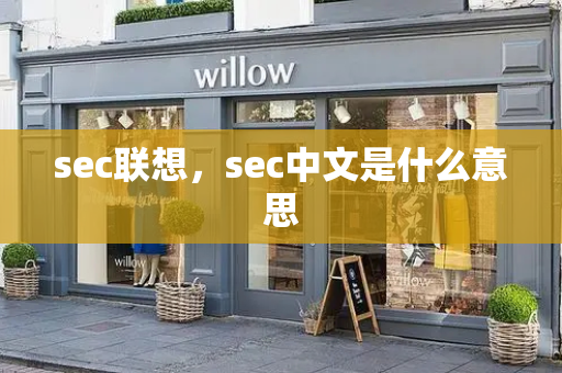 sec联想，sec中文是什么意思-第1张图片-星选测评