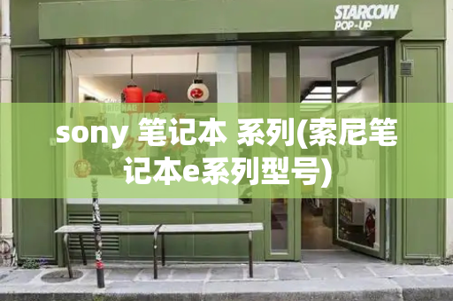 sony 笔记本 系列(索尼笔记本e系列型号)-第1张图片-星选测评
