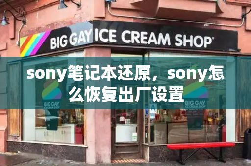 sony笔记本还原，sony怎么恢复出厂设置-第1张图片-星选测评