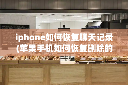 iphone如何恢复聊天记录(苹果手机如何恢复删除的聊天记录)