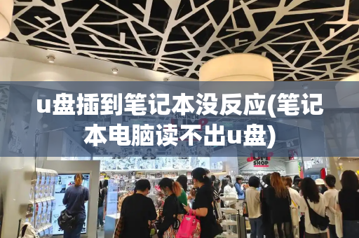 u盘插到笔记本没反应(笔记本电脑读不出u盘)-第1张图片-星选测评