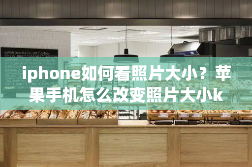 iphone如何看照片大小？苹果手机怎么改变照片大小kb