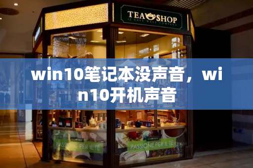 win10笔记本没声音，win10开机声音-第1张图片-星选测评
