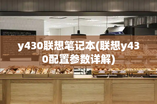 y430联想笔记本(联想y430配置参数详解)