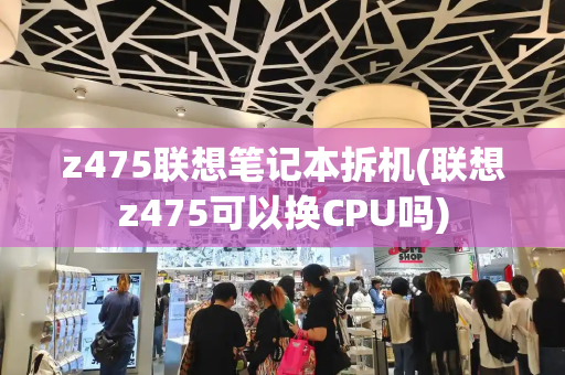 z475联想笔记本拆机(联想z475可以换CPU吗)-第1张图片-星选测评