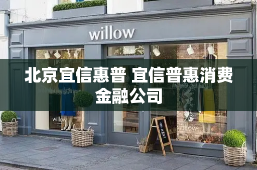 北京宜信惠普 宜信普惠消费金融公司-第1张图片-星选测评