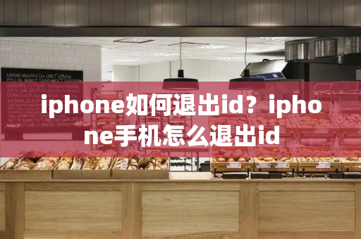 iphone如何退出id？iphone手机怎么退出id-第1张图片-星选测评