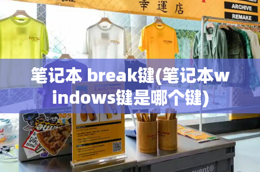 笔记本 break键(笔记本windows键是哪个键)-第1张图片-星选测评