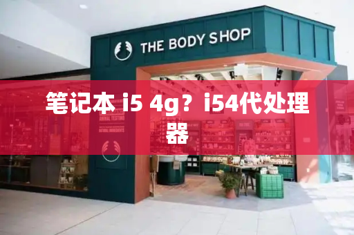 笔记本 i5 4g？i54代处理器