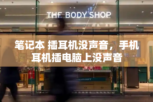 笔记本 插耳机没声音，手机耳机插电脑上没声音