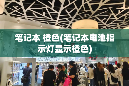 笔记本 橙色(笔记本电池指示灯显示橙色)