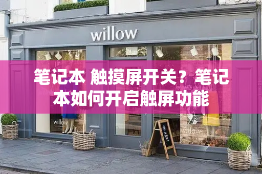笔记本 触摸屏开关？笔记本如何开启触屏功能-第1张图片-星选测评