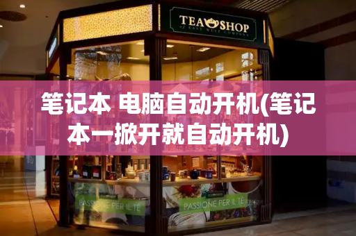 笔记本 电脑自动开机(笔记本一掀开就自动开机)-第1张图片-星选测评