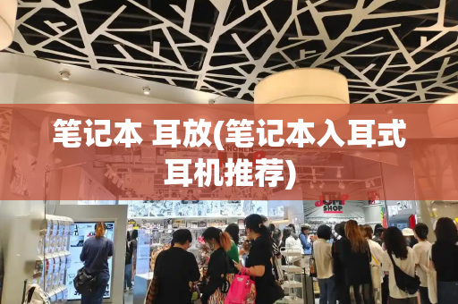 笔记本 耳放(笔记本入耳式耳机推荐)