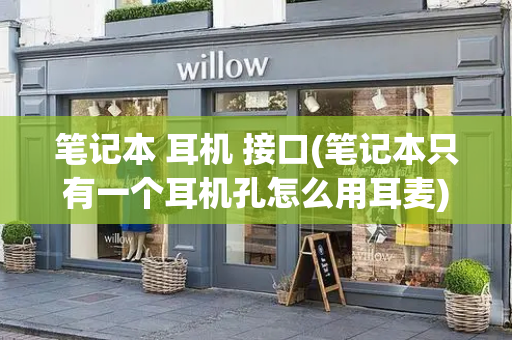 笔记本 耳机 接口(笔记本只有一个耳机孔怎么用耳麦)