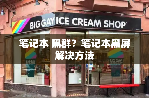 笔记本 黑群？笔记本黑屏解决方法-第1张图片-星选测评