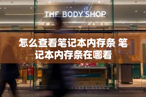 怎么查看笔记本内存条 笔记本内存条在哪看