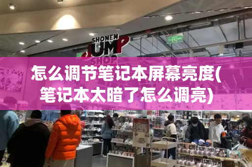 怎么调节笔记本屏幕亮度(笔记本太暗了怎么调亮)