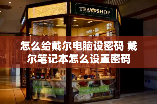怎么给戴尔电脑设密码 戴尔笔记本怎么设置密码-第1张图片-星选测评