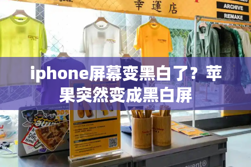 iphone屏幕变黑白了？苹果突然变成黑白屏-第1张图片-星选测评
