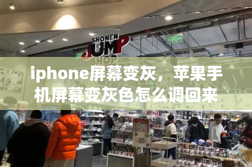 iphone屏幕变灰，苹果手机屏幕变灰色怎么调回来