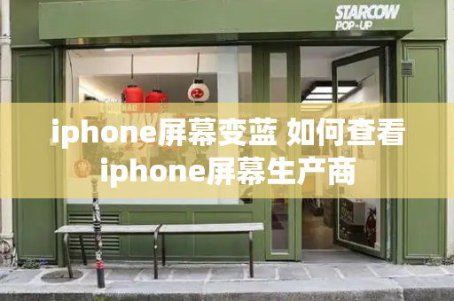 iphone屏幕变蓝 如何查看iphone屏幕生产商