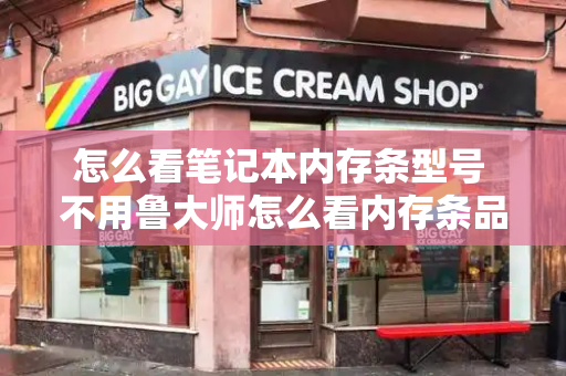 怎么看笔记本内存条型号 不用鲁大师怎么看内存条品牌-第1张图片-星选测评
