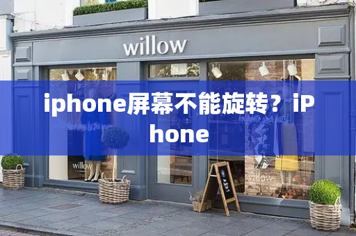 iphone屏幕不能旋转？iPhone-第1张图片-星选测评