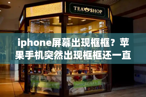 iphone屏幕出现框框？苹果手机突然出现框框还一直跳