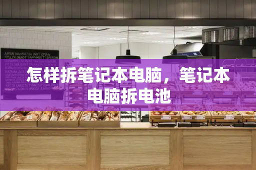 怎样拆笔记本电脑，笔记本电脑拆电池-第1张图片-星选测评