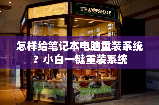 怎样给笔记本电脑重装系统？小白一键重装系统