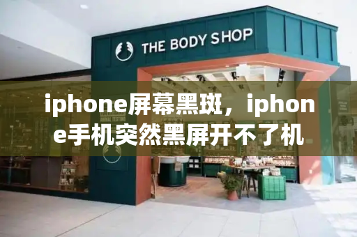 iphone屏幕黑斑，iphone手机突然黑屏开不了机