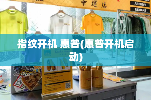 指纹开机 惠普(惠普开机启动)-第1张图片-星选测评