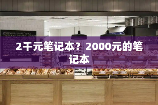 2千元笔记本？2000元的笔记本-第1张图片-星选测评