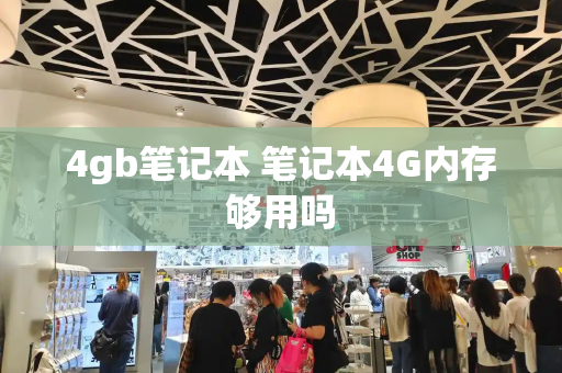 4gb笔记本 笔记本4G内存够用吗