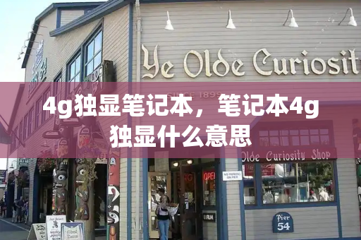 4g独显笔记本，笔记本4g独显什么意思