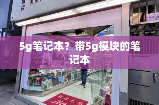 5g笔记本？带5g模块的笔记本-第1张图片-星选测评