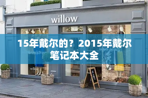 15年戴尔的？2015年戴尔笔记本大全