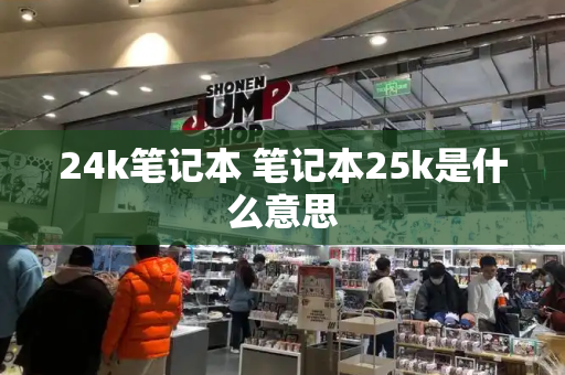 24k笔记本 笔记本25k是什么意思-第1张图片-星选测评