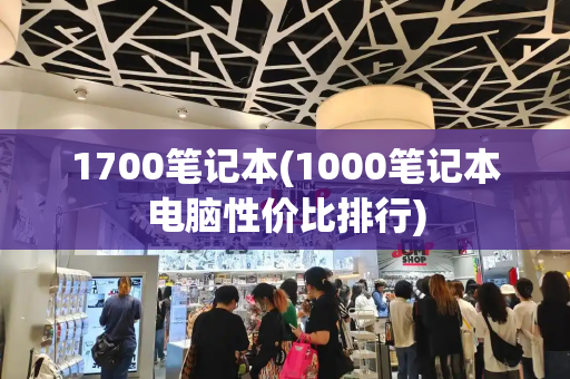 1700笔记本(1000笔记本电脑性价比排行)