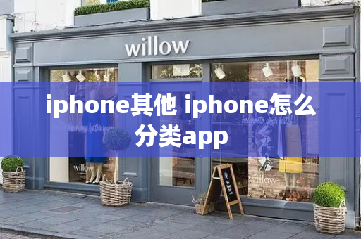 iphone其他 iphone怎么分类app