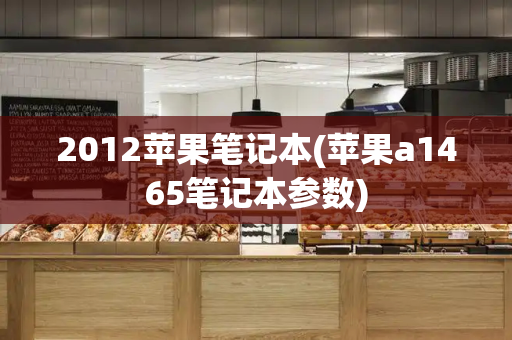 2012苹果笔记本(苹果a1465笔记本参数)-第1张图片-星选测评