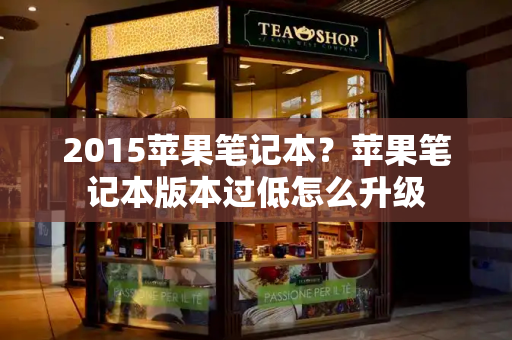 2015苹果笔记本？苹果笔记本版本过低怎么升级-第1张图片-星选测评