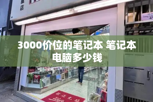 3000价位的笔记本 笔记本电脑多少钱