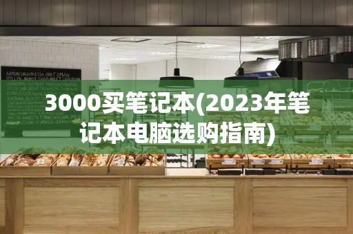 3000买笔记本(2023年笔记本电脑选购指南)-第1张图片-星选测评